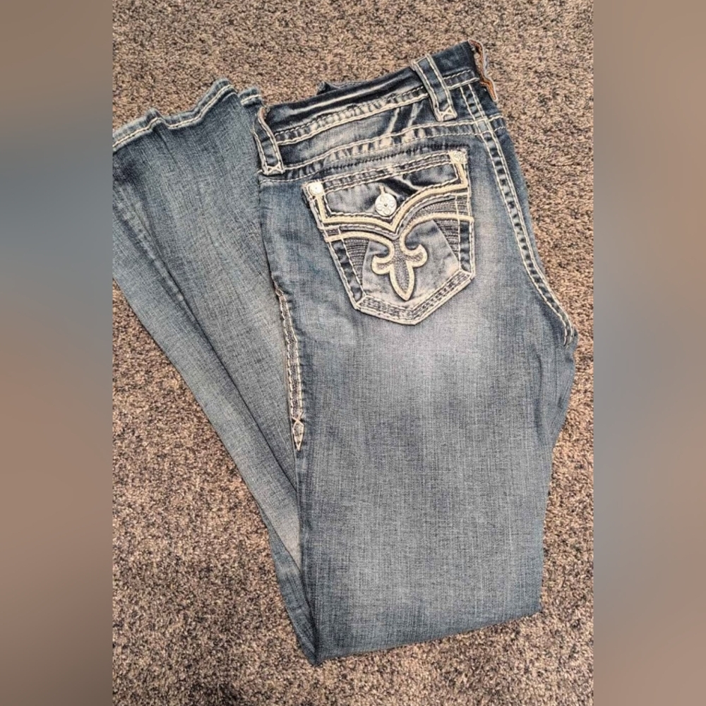 Rock Revival Blue Boot Cut Jeans